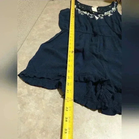 Cape Juby women's medium romper NWT navy with white flowers lightweight - Picture 7 of 7